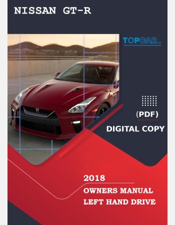 nissan gt-r 2018 owners manual